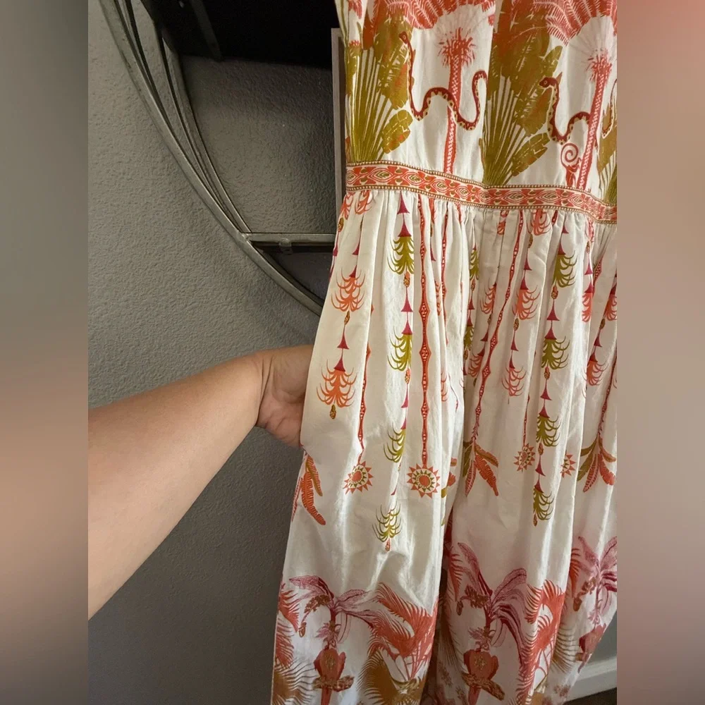 Le‎ Sirenuse Julia Winter Garden Cotton Maxi Dress - Picture 10 of 13